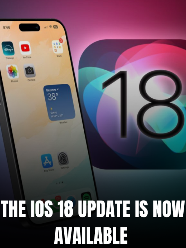 THE IOS 18 UPDATE IS NOW AVAILABLE